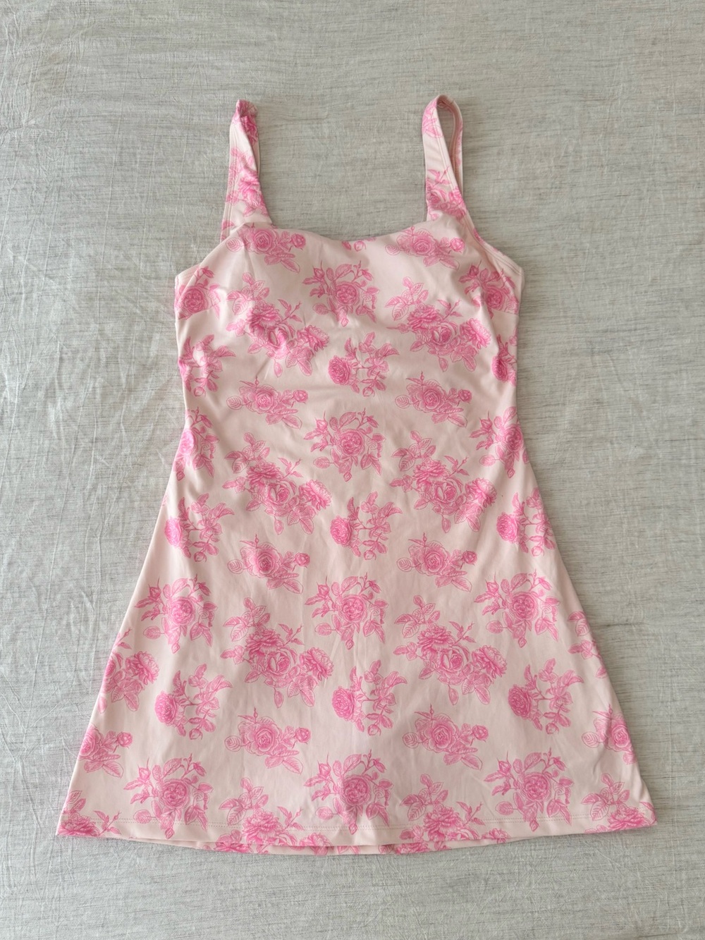 Pink Lily Pink & Cream Floral Slip Dress
